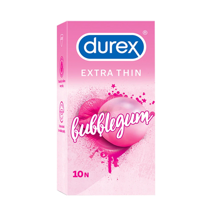 Durex Condoms Extra Thin Bubblegum